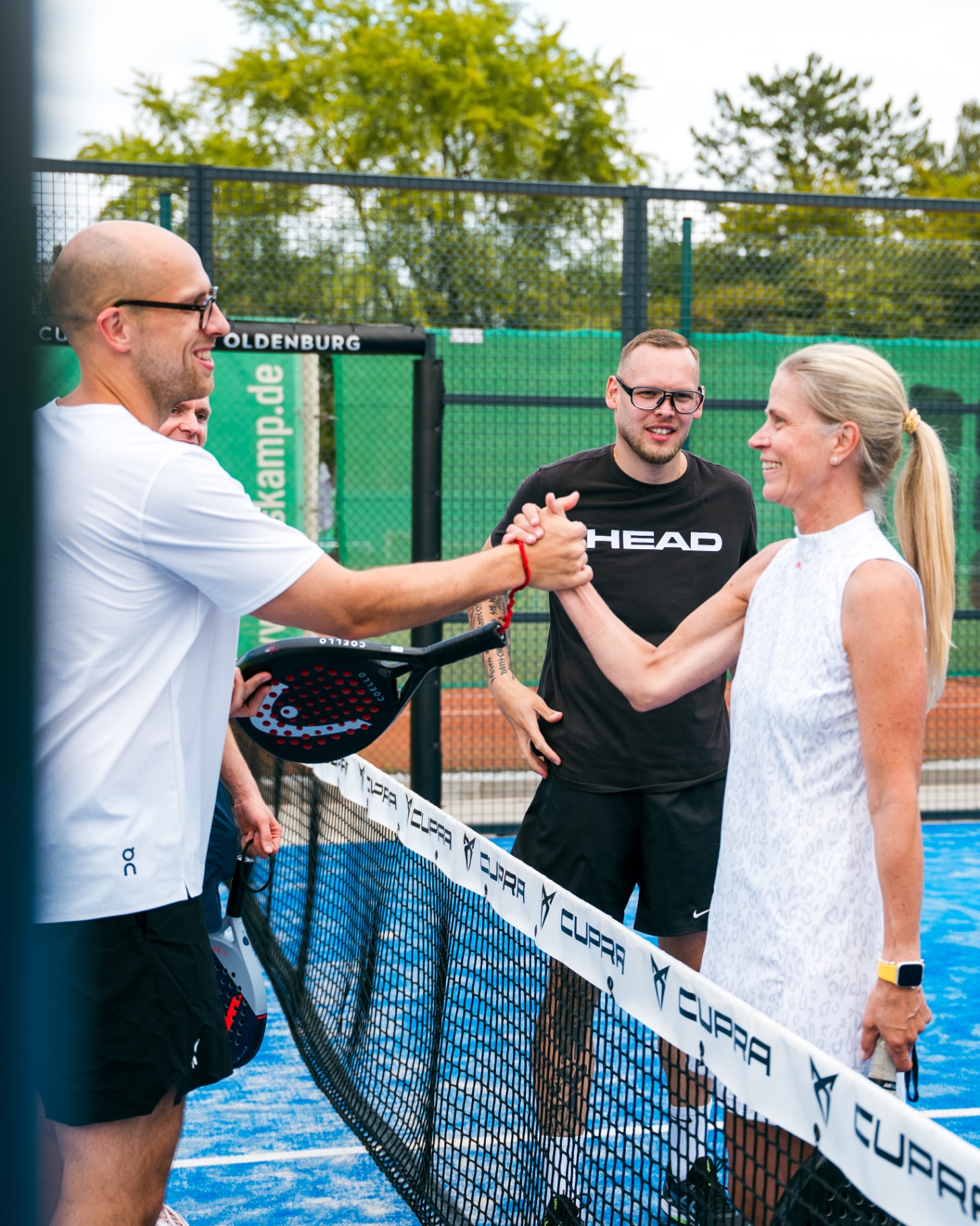 Handshake nach dem Match
